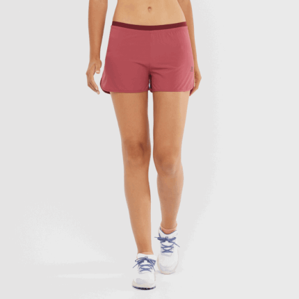 Women's Shorts Cross 3'' Earth Red-Cabernet