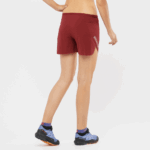 Women's Shorts Sense Aero 5'' Cabernet-Apricot Ice-Black - Image 2