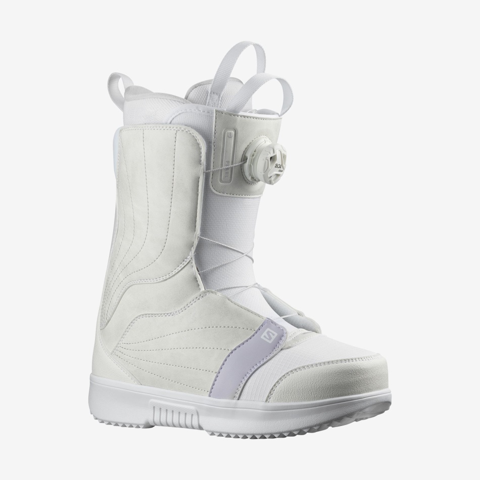 Women's Snowboard Boots Pearl Boa White White-Lunar Rock-Evening Haze - Image 1