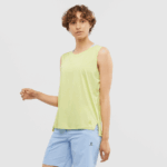 Women's Tank Outline Summer Sunny Lime