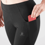 Women's Tights Cross Run 28'' Black - Image 4