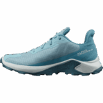 Women's Trail Running Shoes Alphacross 3 Crystal Blue-White-Blue - Image 5