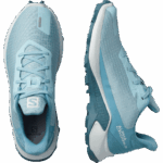 Women's Trail Running Shoes Alphacross 3 Crystal Blue-White-Blue - Image 6