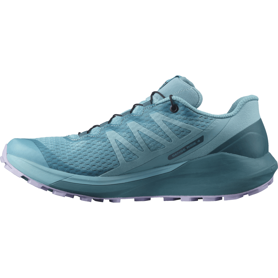 Women's Trail Running Shoes Sense Ride 4 Blue-Mallard Blue-Lavender - Image 5