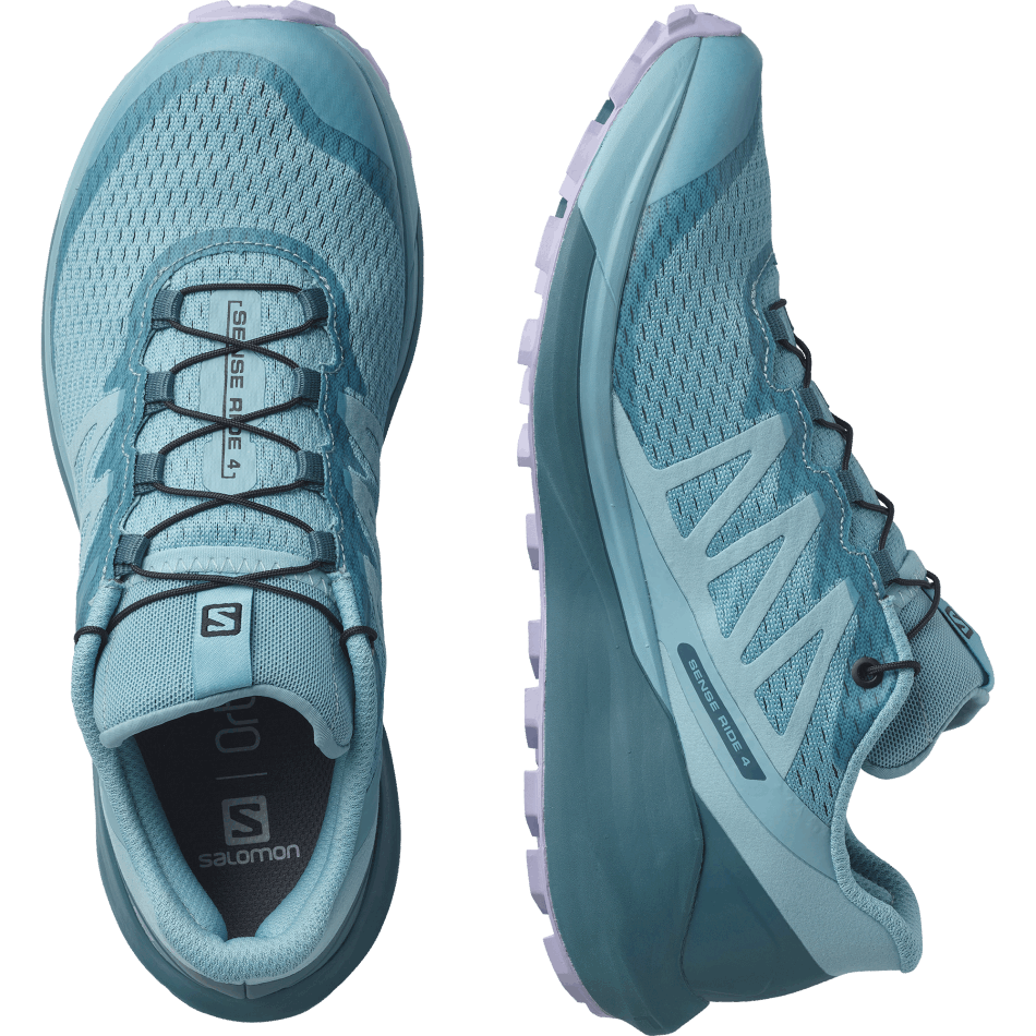 Women's Trail Running Shoes Sense Ride 4 Blue-Mallard Blue-Lavender - Image 6