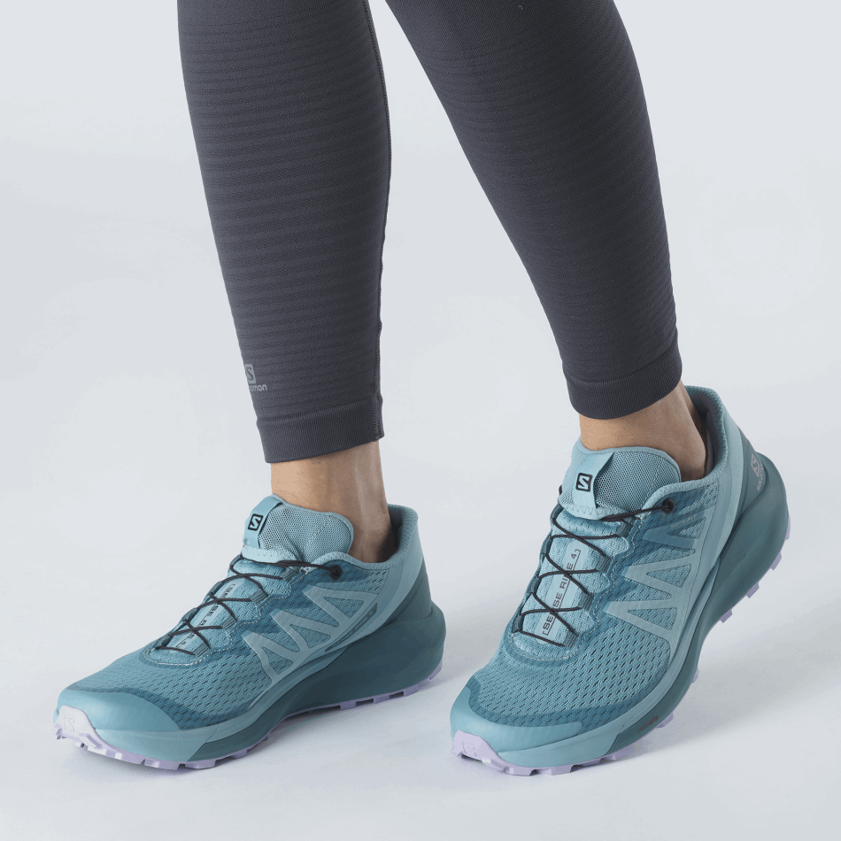 Women's Trail Running Shoes Sense Ride 4 Blue-Mallard Blue-Lavender - Image 7