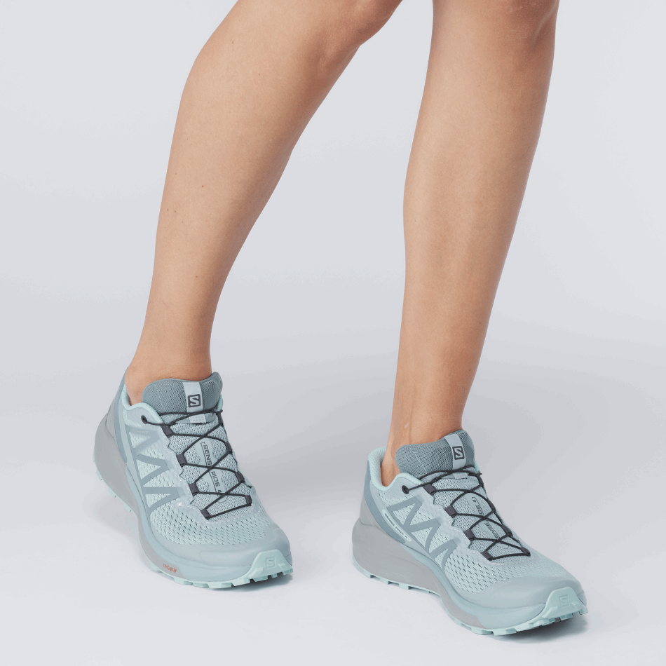Women's Trail Running Shoes Sense Ride 4 Gore-Tex Invisible Fit-Pastel Turquoise - Image 7