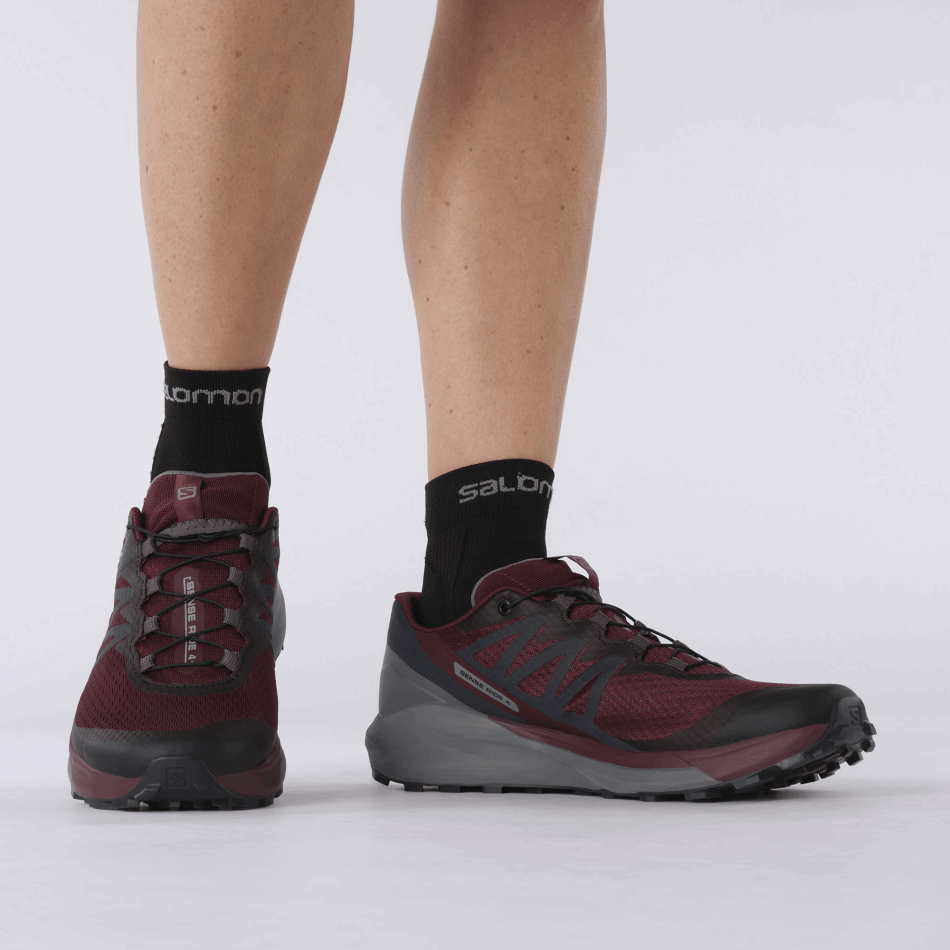 Women's Trail Running Shoes Sense Ride 4 Wine Tasting-Quiet Shade-Ebony - Image 7