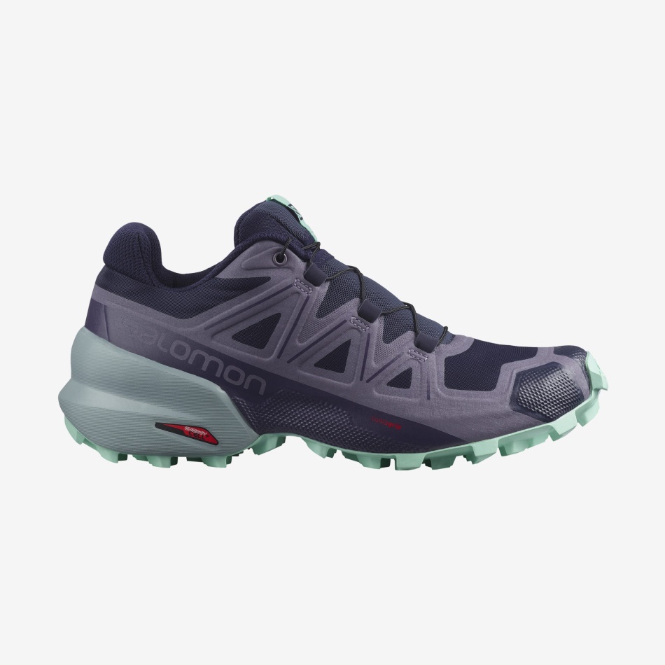 womens_trail_running_shoes_speedcross_5_evening_blue_cadet_yucca.jpg Women's Trail Running Shoes Speedcross 5 Evening Blue-Cadet-Yucca - Image 1