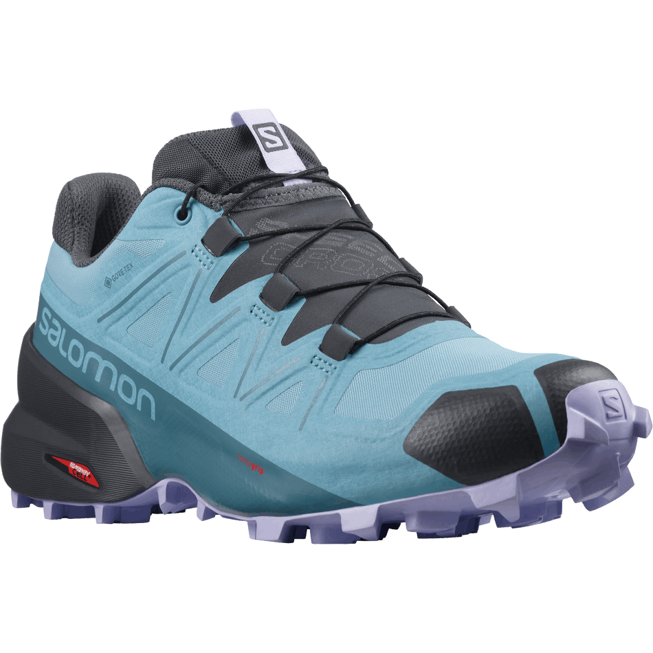 Women's Trail Running Shoes Speedcross 5 Gore-Tex Blue-Mallard Blue-Lavender - Image 2