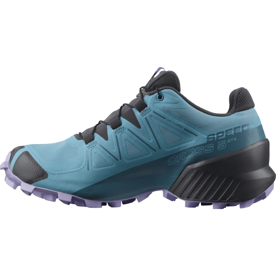 Women's Trail Running Shoes Speedcross 5 Gore-Tex Blue-Mallard Blue-Lavender - Image 5