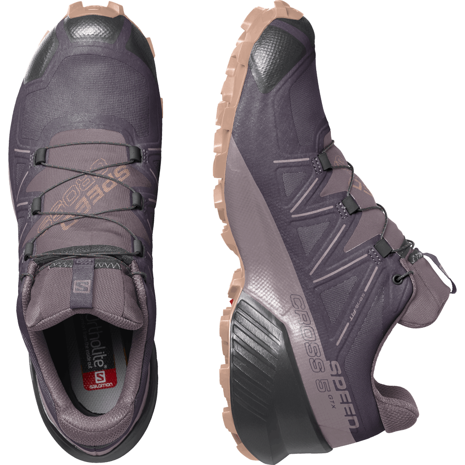 Women's Trail Running Shoes Speedcross 5 Gore-Tex Mysterioso-Quail-Sirocco - Image 6