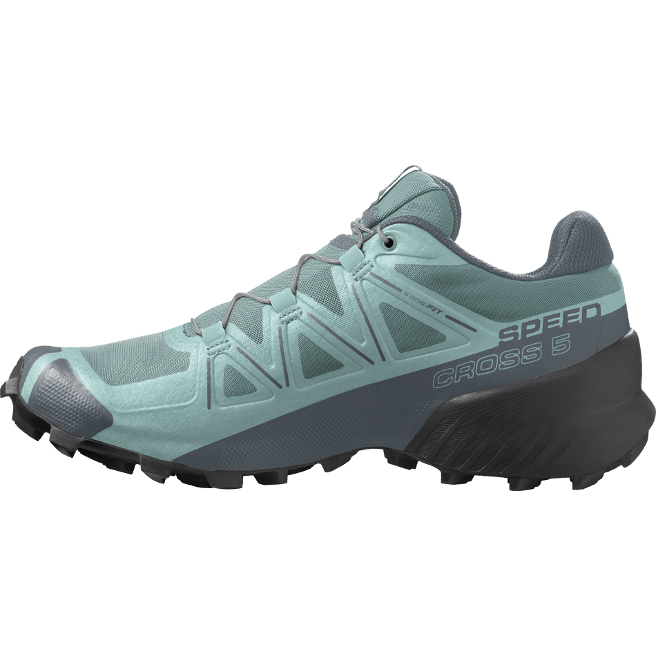 Women's Trail Running Shoes Speedcross 5 Trellis-Stormy Weather-Phantom - Image 5