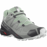 Women's Trail Running Shoes Speedcross 5 Wrought Iron-Spray-White - Image 2