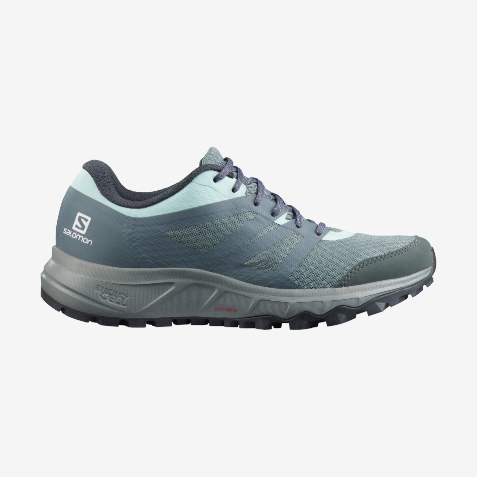 Women's Trail Running Shoes Trailster 2 Lead-Weather-Icy Morn - Image 1