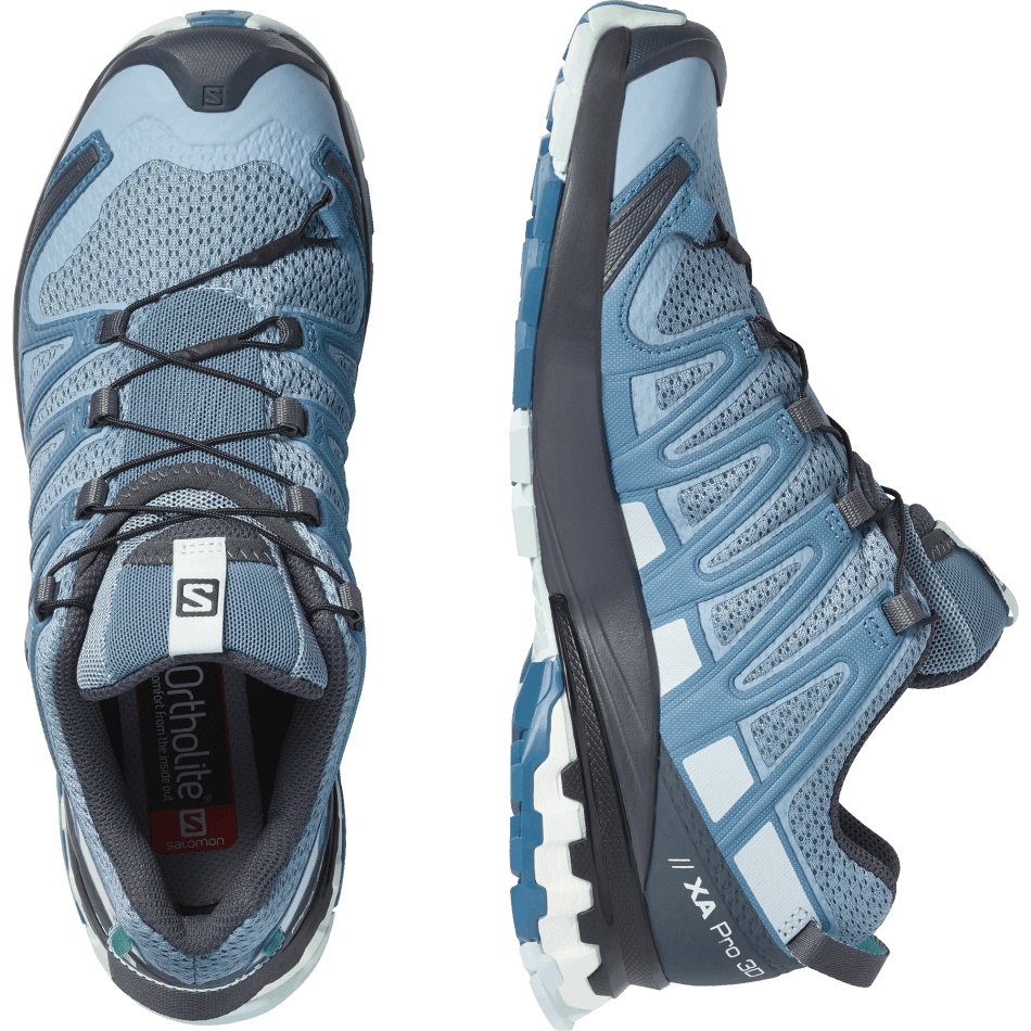 Women's Trail Running Shoes Xa Pro 3D V8 Ashley Blue-Ebony-Blue - Image 6