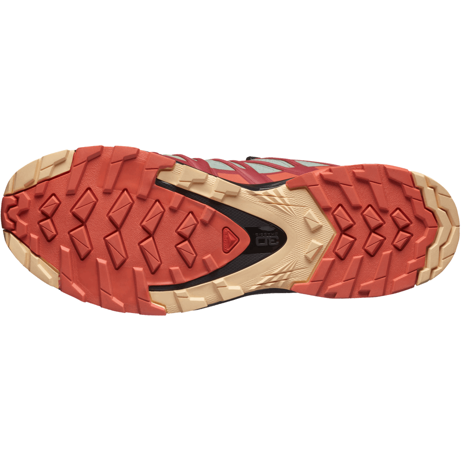 Women's Trail Running Shoes Xa Pro 3D V8 Gore-Tex Wrought Iron-Burnt Sienna-Red - Image 4