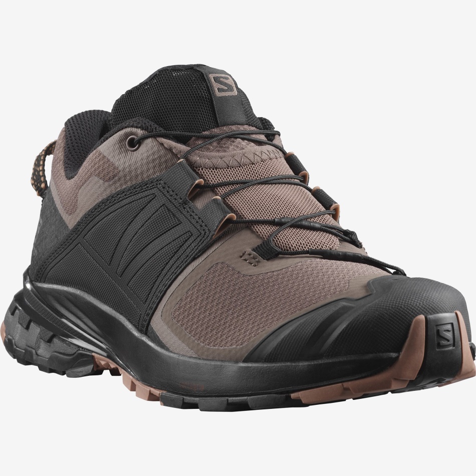 Women's Trail Running Shoes Xa Wild Peppercorn-Black-Cedar Wood - Image 2