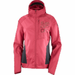 Women's Wind Jacket Bonatti Cross Wind Earth Red-Cabernet-Black - Image 9