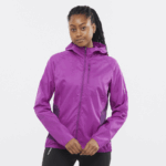 Women's Wind Jacket Bonatti Cross Wind Sparkling Grape