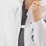 Women's Wind Jacket Bonatti Cross Wind White-Black - Image 6