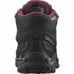 Women's Winter Boots Shelter Climasalomon™ Waterproof Black-Ebony-Wine Tasting - Image 6